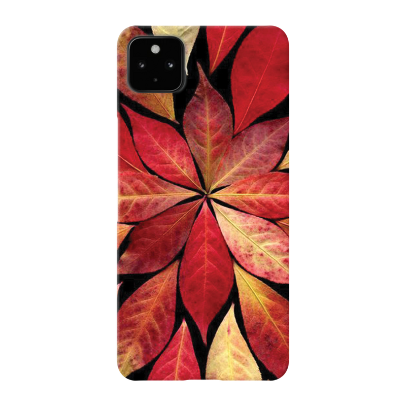 Red Leaf Printed Slim Cases and Cover for Pixel 4A