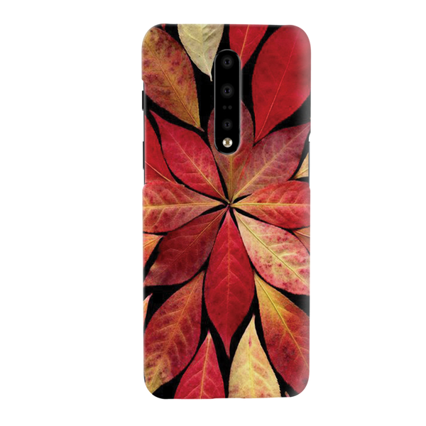 Red Leaf Printed Slim Cases and Cover for OnePlus 7 Pro