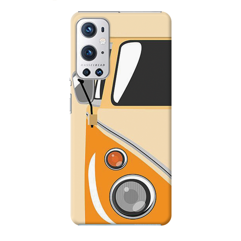 Yellow Volkswagon Printed Slim Cases and Cover for OnePlus 9R