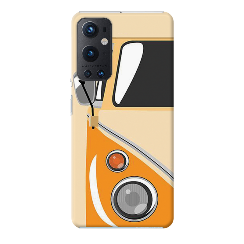 Yellow Volkswagon Printed Slim Cases and Cover for OnePlus 9 Pro
