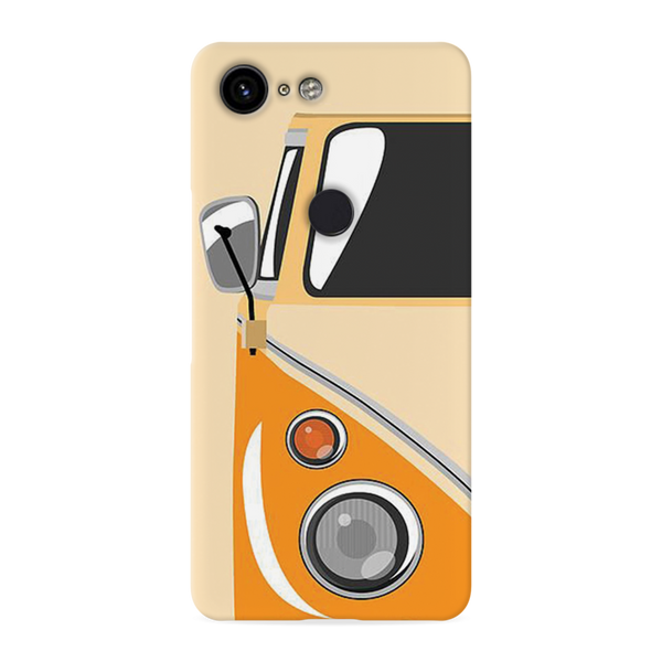 Yellow Volkswagon Printed Slim Cases and Cover for Pixel 3