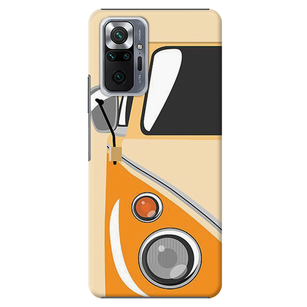 Yellow Volkswagon Printed Slim Cases and Cover for Redmi Note 10 Pro