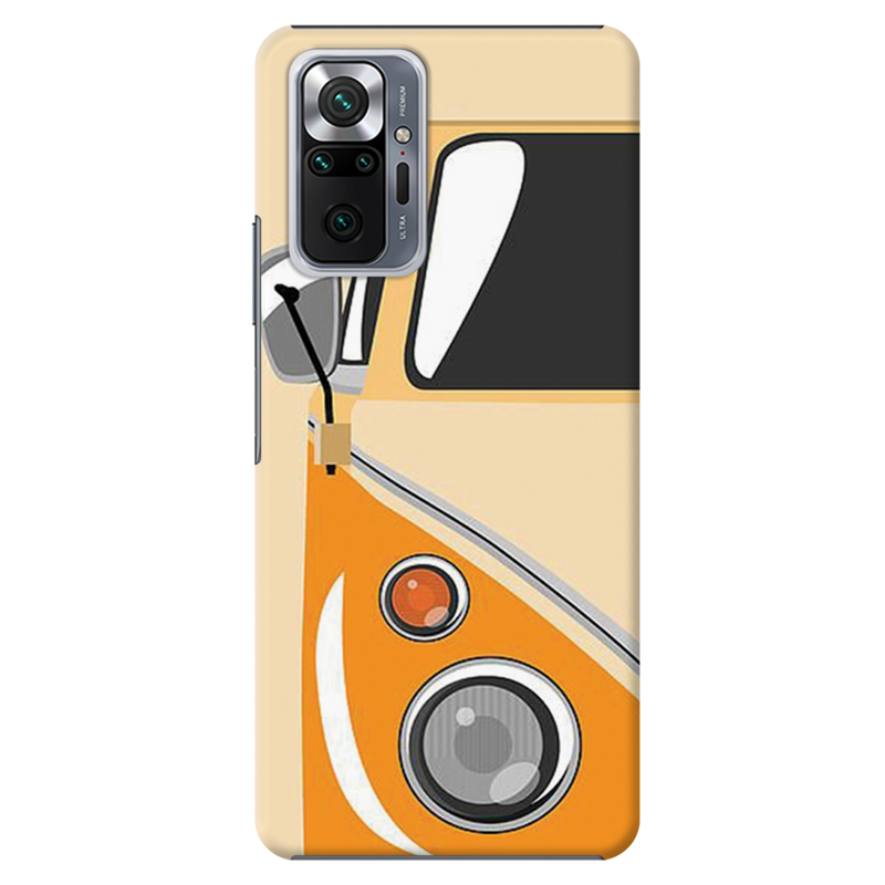 Yellow Volkswagon Printed Slim Cases and Cover for Redmi Note 10 Pro