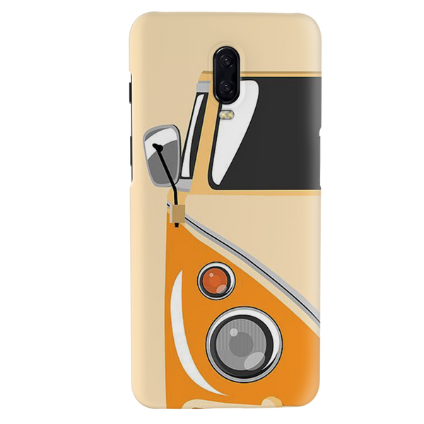 Yellow Volkswagon Printed Slim Cases and Cover for OnePlus 6T
