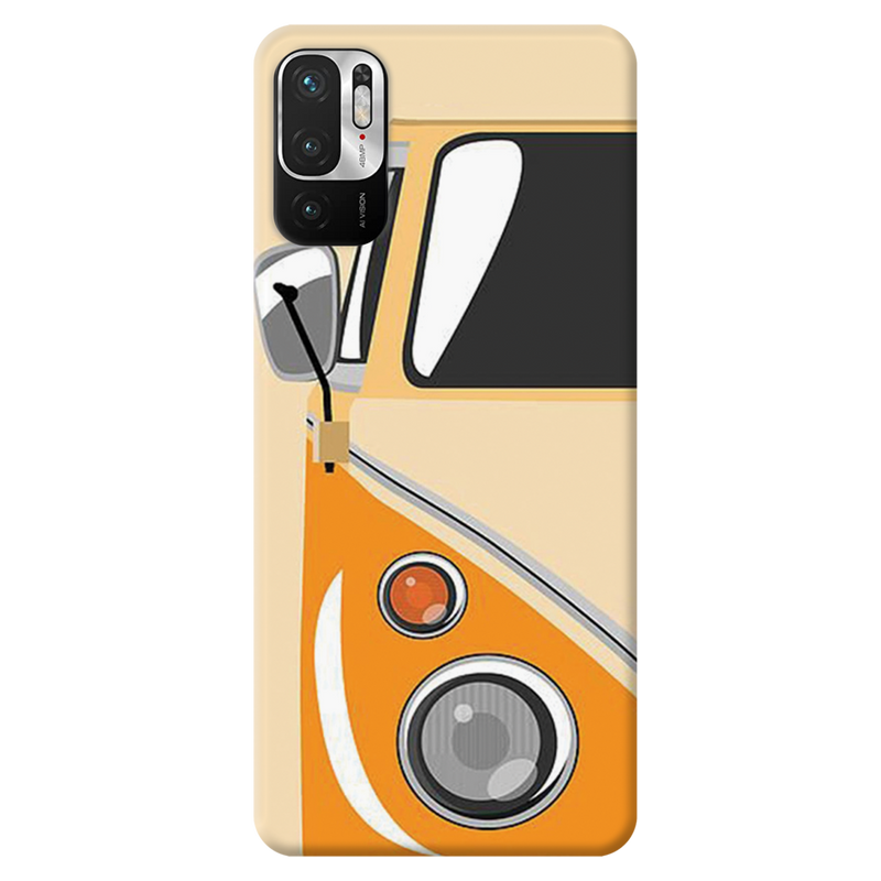 Yellow Volkswagon Printed Slim Cases and Cover for Redmi Note 10T