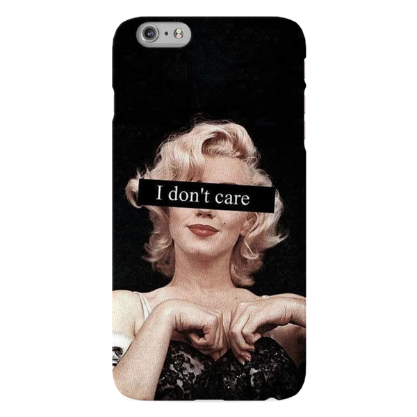 I Don't care Printed Slim Cases and Cover for iPhone 6 Plus