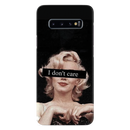 I Don't care Printed Slim Cases and Cover for Galaxy S10