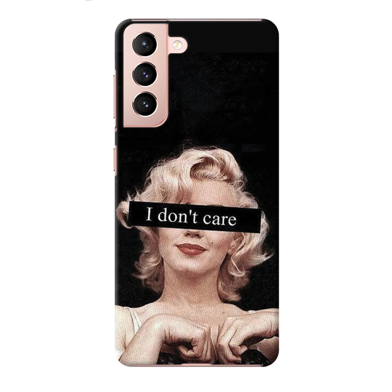 I Don't care Printed Slim Cases and Cover for Galaxy S21 Plus