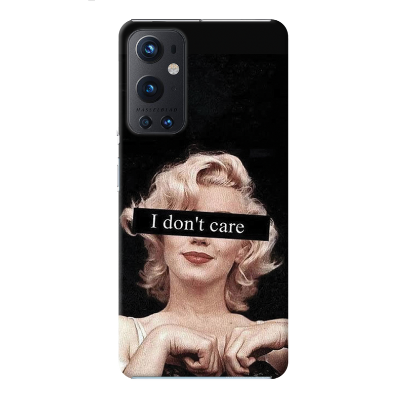 I Don't care Printed Slim Cases and Cover for OnePlus 9 Pro