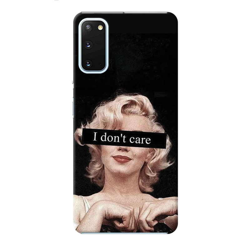 I Don't care Printed Slim Cases and Cover for Galaxy S20 Plus