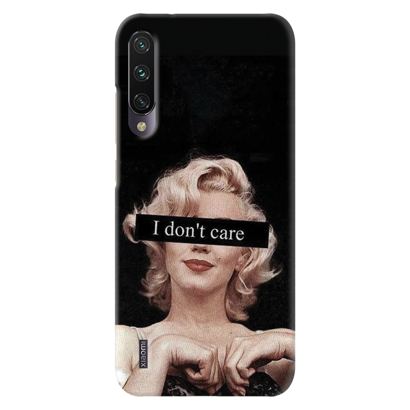 I Don't care Printed Slim Cases and Cover for Redmi A3