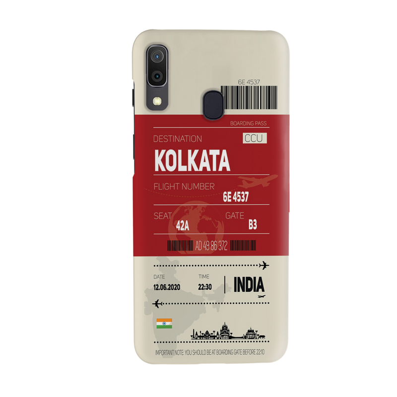 Kolkata ticket Printed Slim Cases and Cover for Galaxy A30
