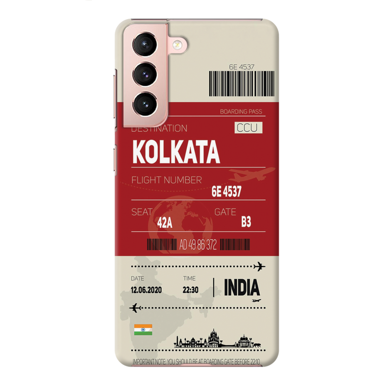 Kolkata ticket Printed Slim Cases and Cover for Galaxy S21 Plus