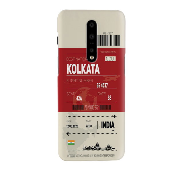 Kolkata ticket Printed Slim Cases and Cover for OnePlus 7 Pro