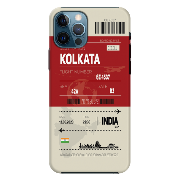 Kolkata ticket Printed Slim Cases and Cover for iPhone 12 Pro Max