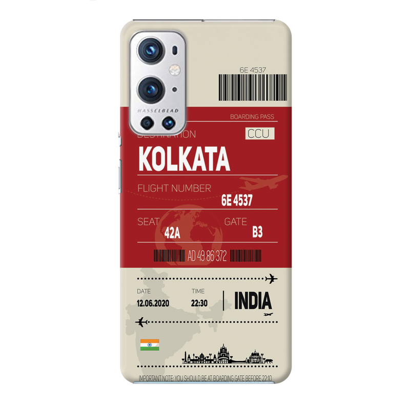 Kolkata ticket Printed Slim Cases and Cover for OnePlus 9R