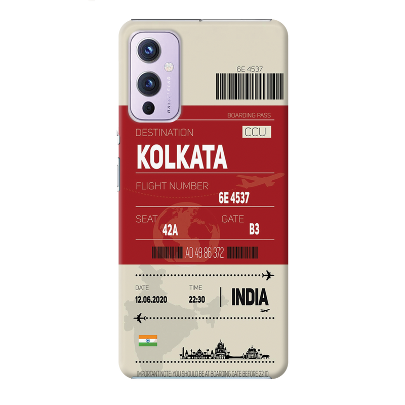 Kolkata ticket Printed Slim Cases and Cover for OnePlus 9
