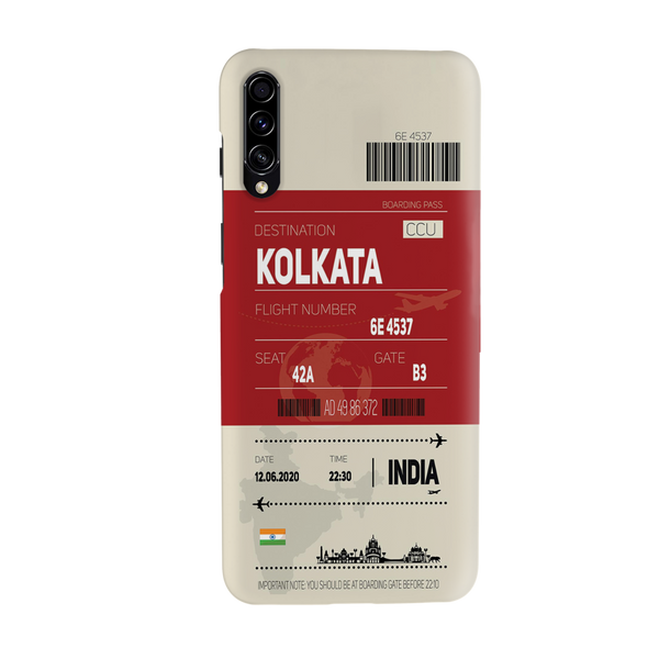 Kolkata ticket Printed Slim Cases and Cover for Galaxy A30S