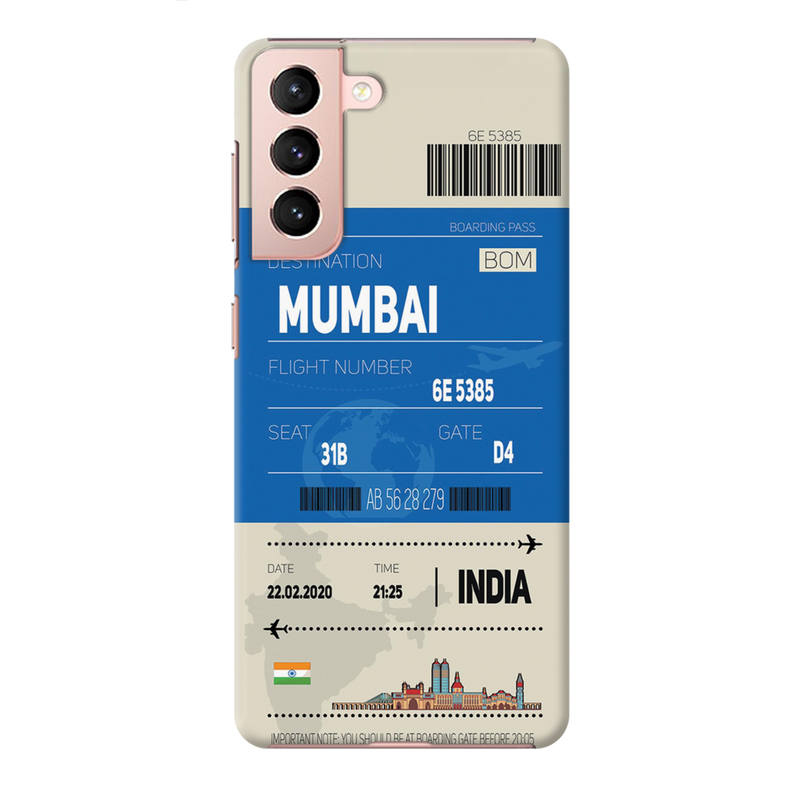 Mumbai ticket Printed Slim Cases and Cover for Galaxy S21 Plus