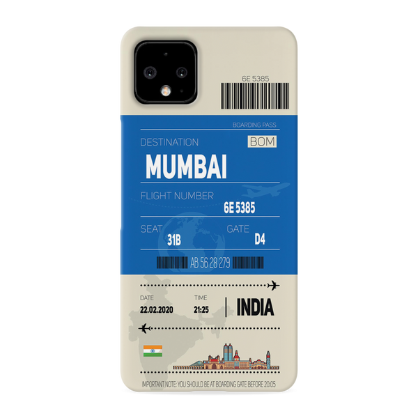 Mumbai ticket Printed Slim Cases and Cover for Pixel 4