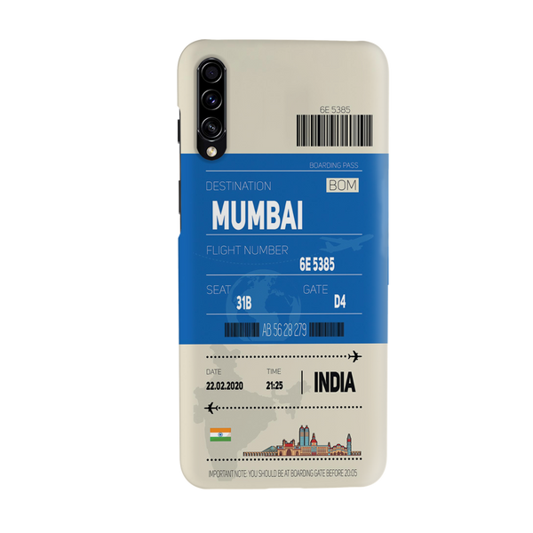 Mumbai ticket Printed Slim Cases and Cover for Galaxy A30S