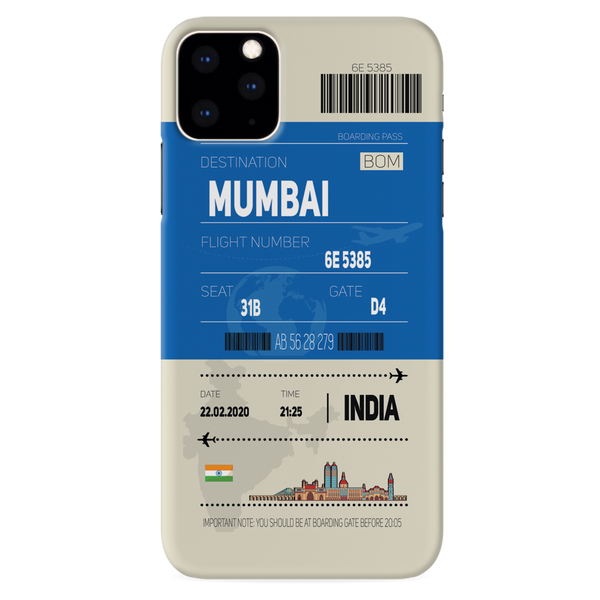 Mumbai ticket Printed Slim Cases and Cover for iPhone 11 Pro Max