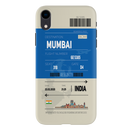 Mumbai ticket Printed Slim Cases and Cover for iPhone XR