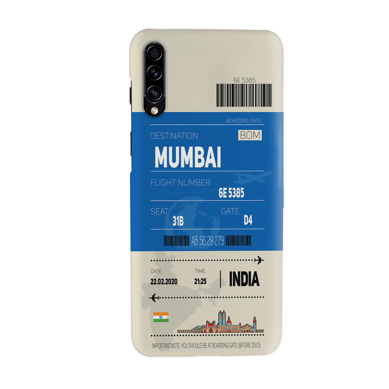 Mumbai ticket Printed Slim Cases and Cover for Galaxy A70
