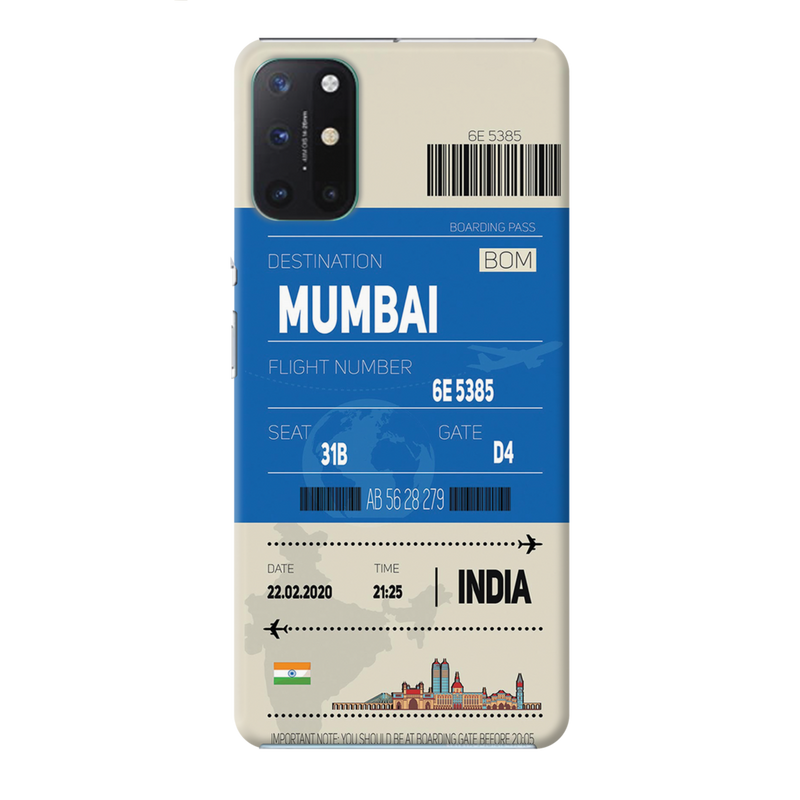 Mumbai ticket Printed Slim Cases and Cover for OnePlus 8T