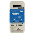 Mumbai ticket Printed Slim Cases and Cover for Galaxy S10 Plus
