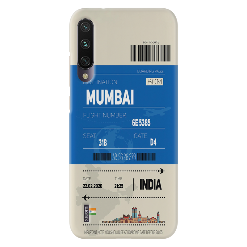 Mumbai ticket Printed Slim Cases and Cover for Redmi A3