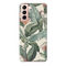 Green Leafs Printed Slim Cases and Cover for Galaxy S21