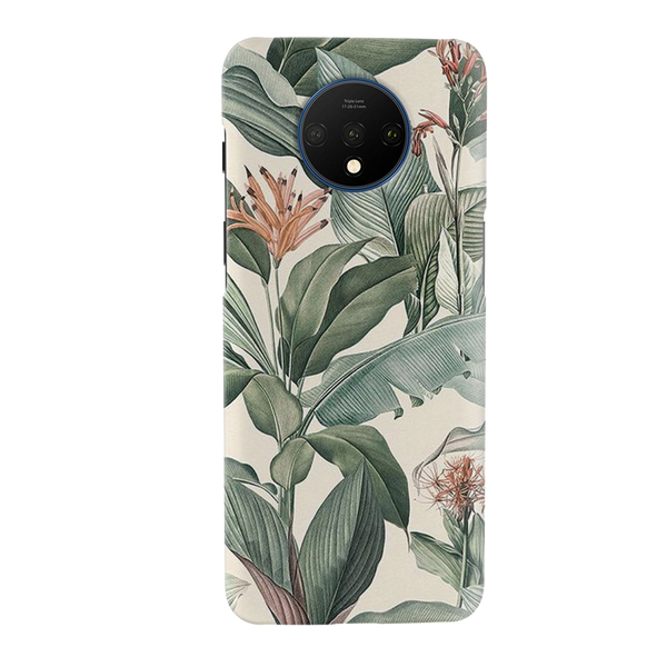 Green Leafs Printed Slim Cases and Cover for OnePlus 7T