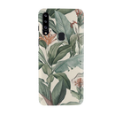 Green Leafs Printed Slim Cases and Cover for Galaxy A20S