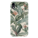 Green Leafs Printed Slim Cases and Cover for iPhone XR