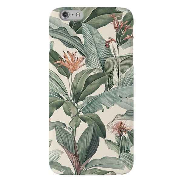 Green Leafs Printed Slim Cases and Cover for iPhone 6 Plus