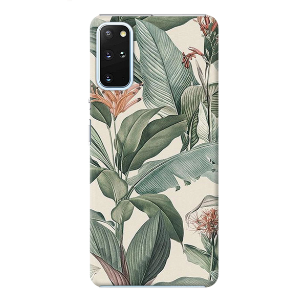 Green Leafs Printed Slim Cases and Cover for Galaxy S20