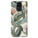 Green Leafs Printed Slim Cases and Cover for Redmi Note 9