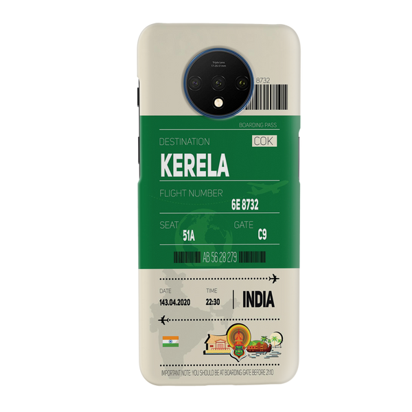 Kerala ticket Printed Slim Cases and Cover for OnePlus 7T