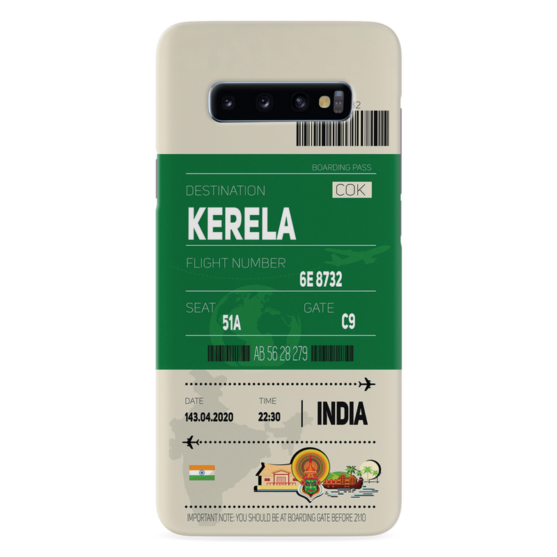 Kerala ticket Printed Slim Cases and Cover for Galaxy S10