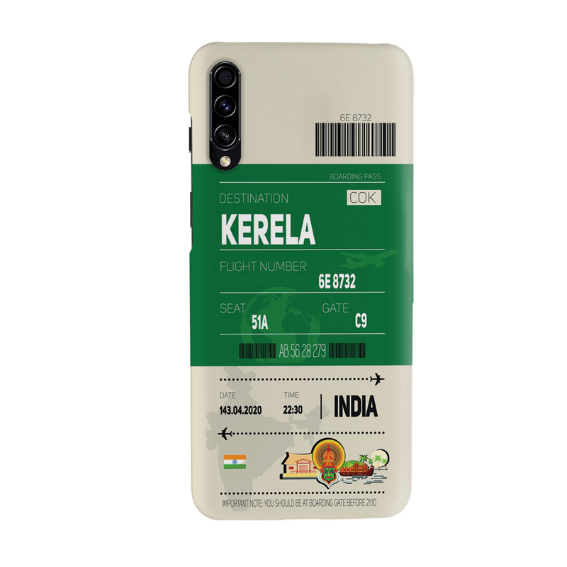 Kerala ticket Printed Slim Cases and Cover for Galaxy A70