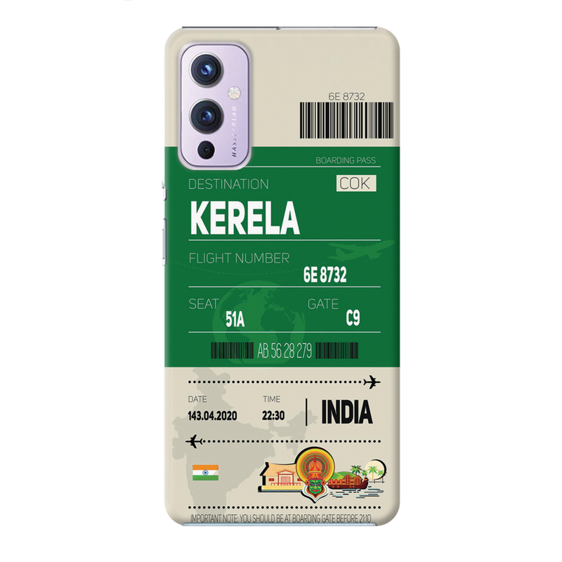 Kerala ticket Printed Slim Cases and Cover for OnePlus 9