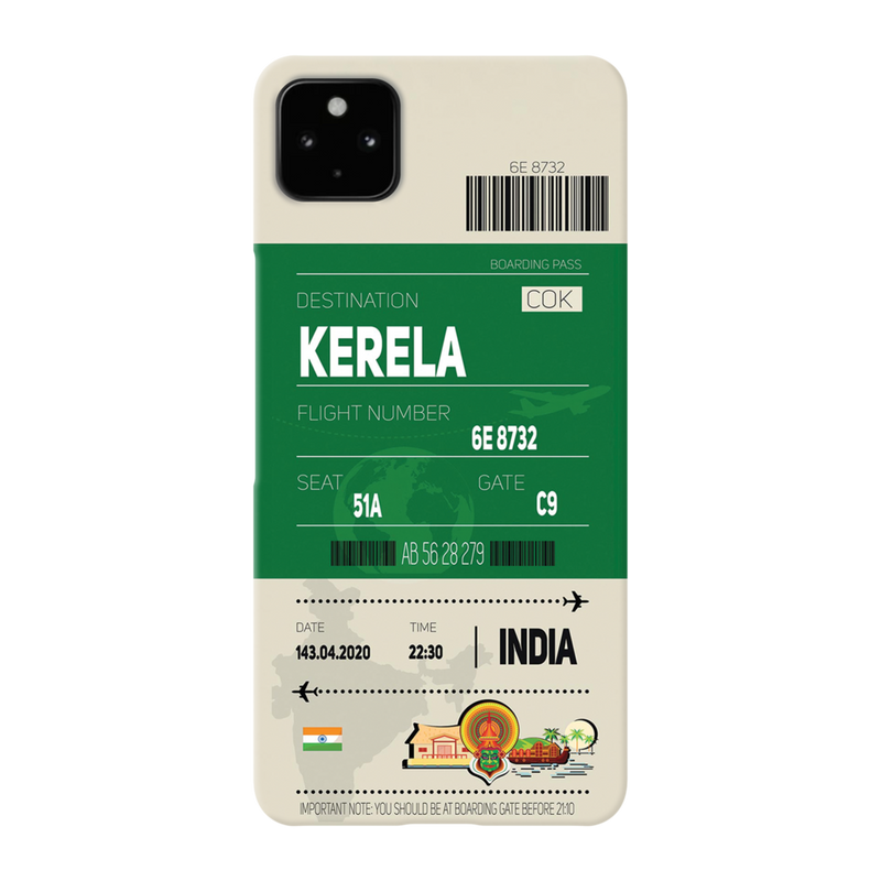 Kerala ticket Printed Slim Cases and Cover for Pixel 4A