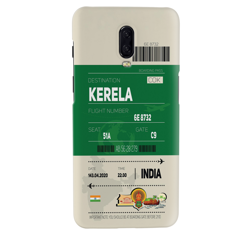 Kerala ticket Printed Slim Cases and Cover for OnePlus 6T