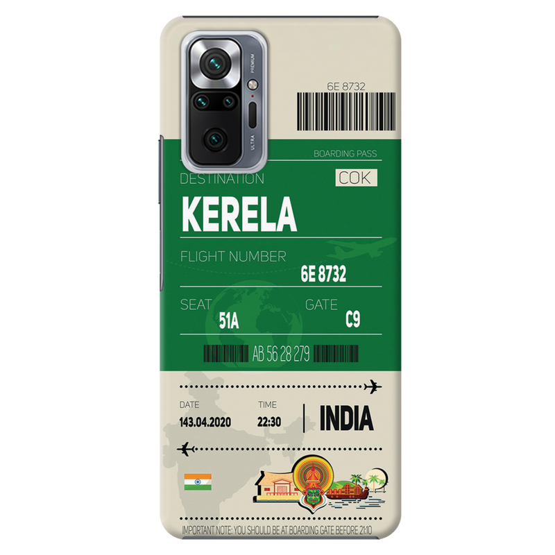 Kerala ticket Printed Slim Cases and Cover for Redmi Note 10 Pro Max