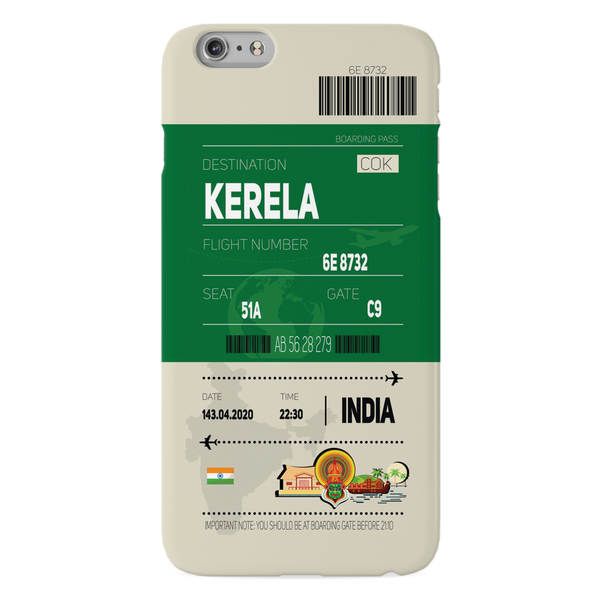 Kerala ticket Printed Slim Cases and Cover for iPhone 6 Plus