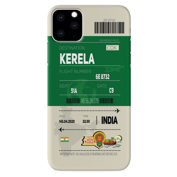 Kerala ticket Printed Slim Cases and Cover for iPhone 11 Pro