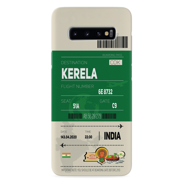 Kerala ticket Printed Slim Cases and Cover for Galaxy S10 Plus