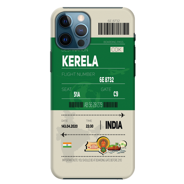 Kerala ticket Printed Slim Cases and Cover for iPhone 12 Pro Max