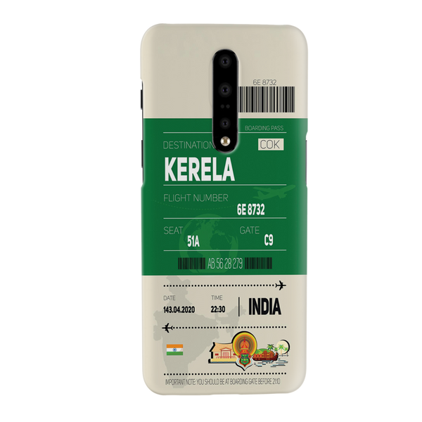 Kerala ticket Printed Slim Cases and Cover for OnePlus 7 Pro